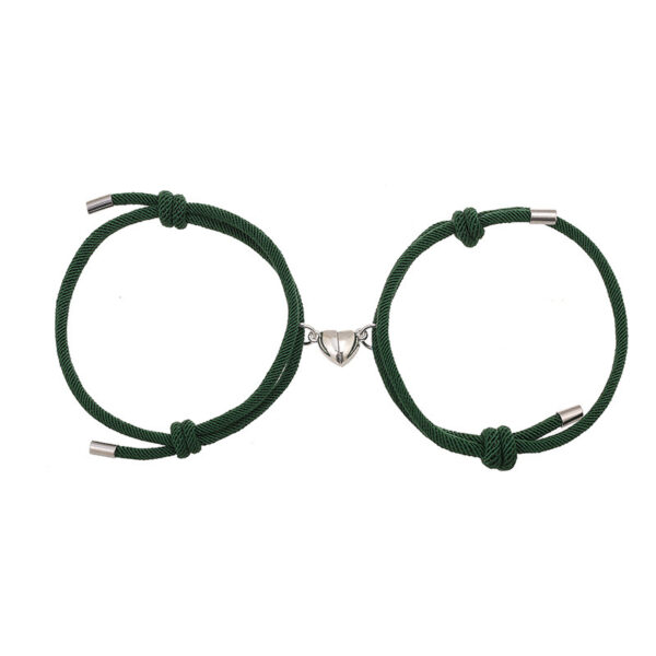 Simple Nylon Love Magnetic Bracelet - Image 6