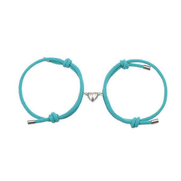 Simple Nylon Love Magnetic Bracelet - Image 8