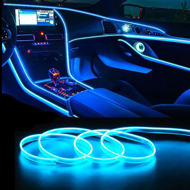 Car Led Decoration Cold Light Interior Modification Strip USB Car Atmosphere Light Lamp Line - Image 4
